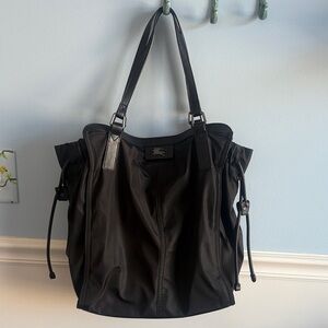 Burberry Buckleigh Drawstring and Zipper Tote Bag